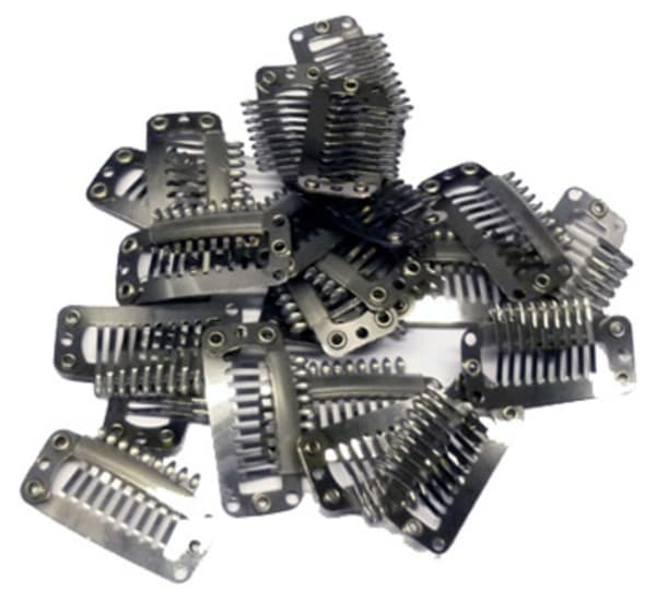 Single Clips #Silver - 12st