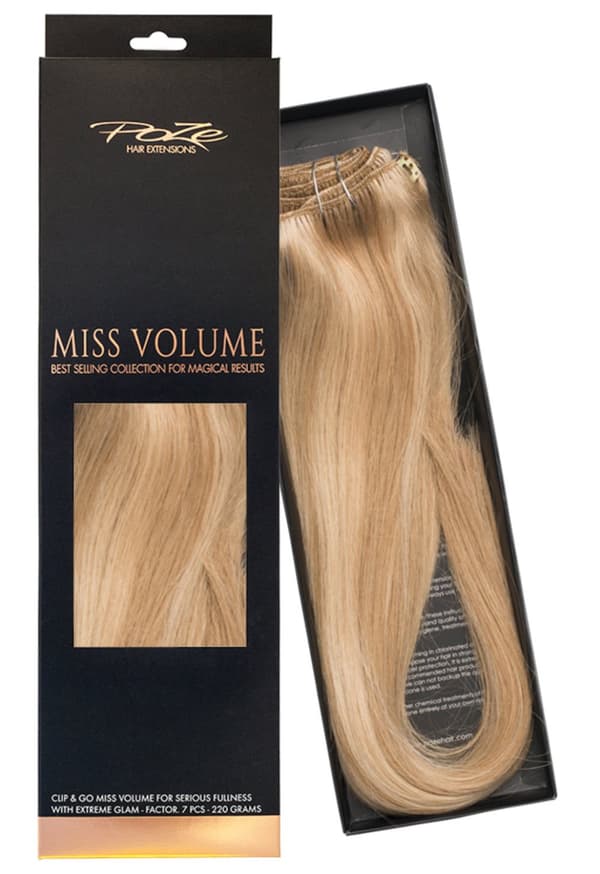 Poze Standard Löshår Clip & Go Miss Volume - 220g Glam Blonde 10B/11N - 55cm