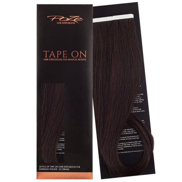 Poze Standard Tape On Extensions - 52g Midnight Brown 1B - 50cm