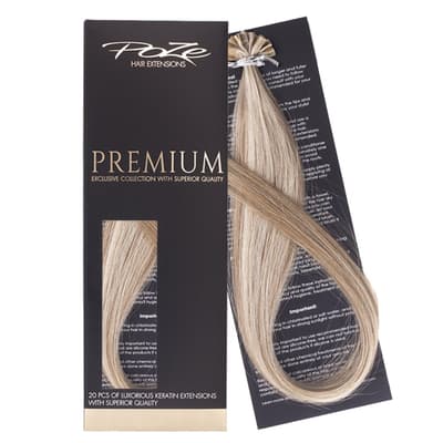 Poze Premium Keratin Extensions Ash Mix 8A/10NV - 50cm