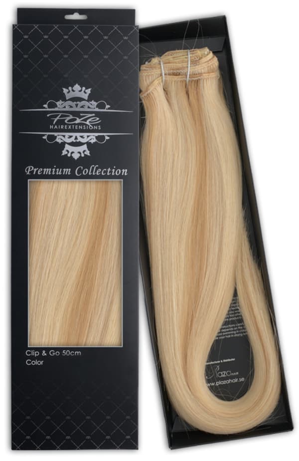 Poze Premium Clip & Go Löshår - 125g Sunkissed Beige 12NA/10B - 50cm
