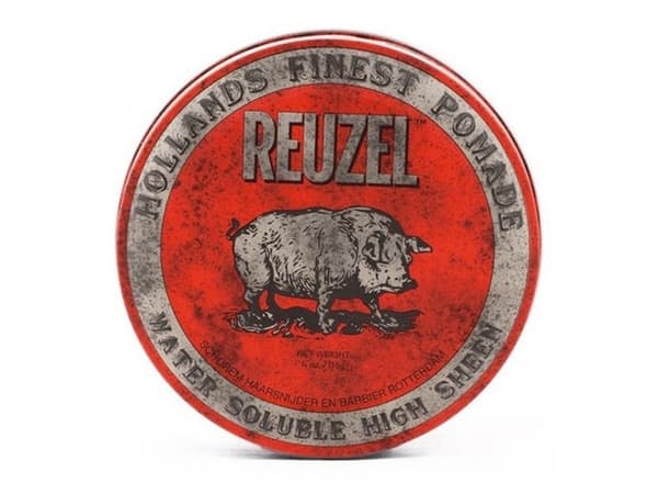 REUZEL Styling Red Pomade Water Soluble hair pomade with medium hold and high shine for men 113g