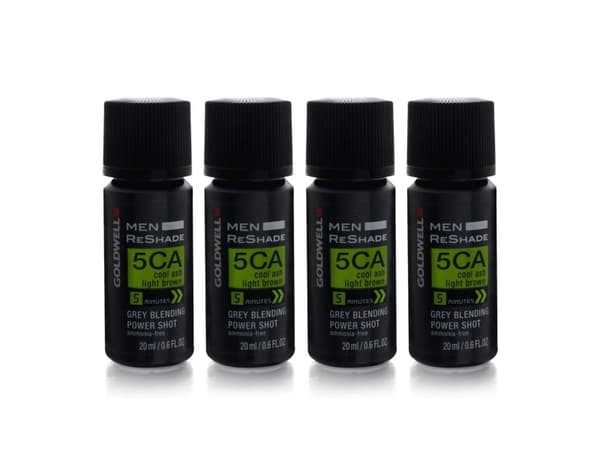 Hårfarge for menn Goldwell Men Reshade 5CA, Ashy Light Brown, 4x20ml