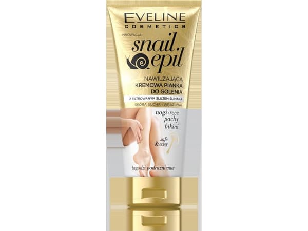 Eveline Snail Epil depilaatiovaahto etanoiden limaa sisältävällä kuivalla ja herkällä iholla 175ml