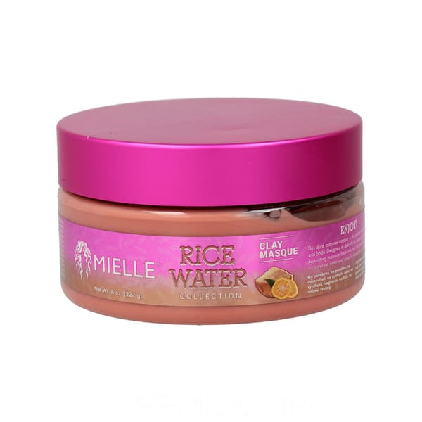 Hårmaske Mielle Rice Water Leire (227 g)