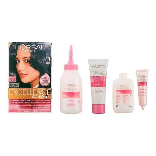 Pysyvä väriaine Excellence L'Oreal Make Up Excellence Nº 9.0-rubio muy claro Nº 8.0-rubio claro 192 ml