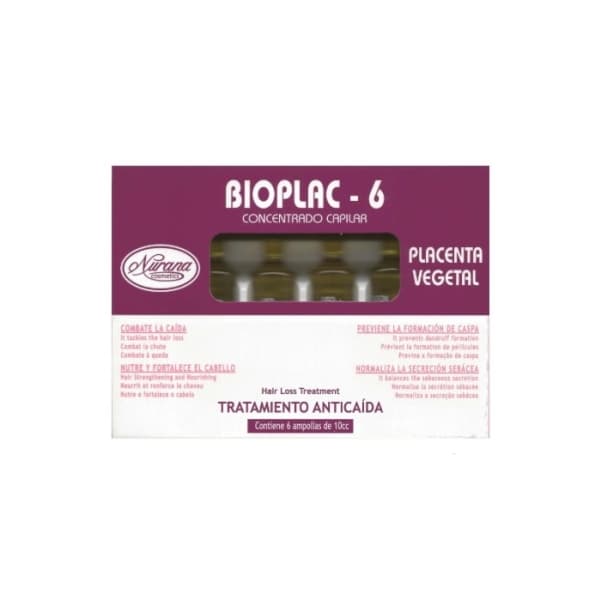 Nurana Bioplac 6 Anti Hair Loss Treatment Ampoules 6x10ml