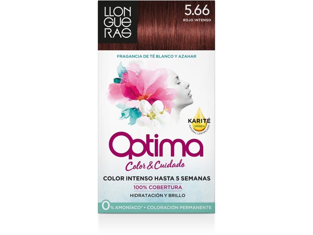Llongueras Optima, Röd, Deep Intense Red, Deep Intense Red, Kvinna, 1 styck, Alla hår