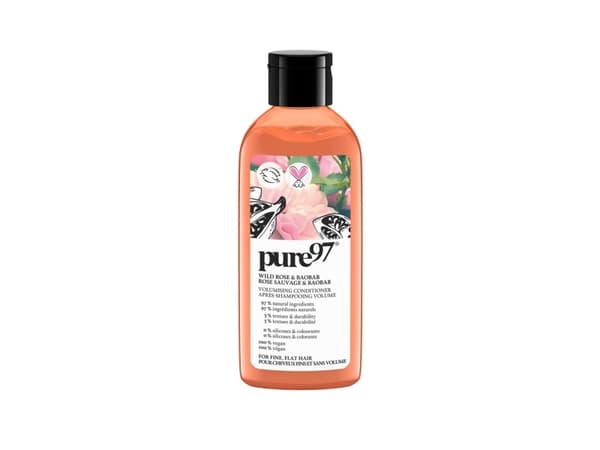Pure97, Rose & Baobab , Hair Shampoo, For Volume, 200 ml