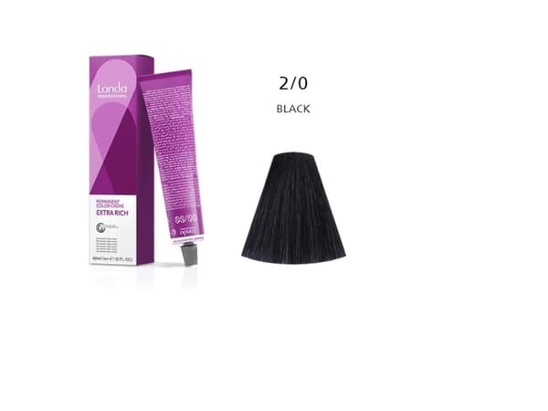 Londa Professional Permanent Paint 2/0, svart, 60ml