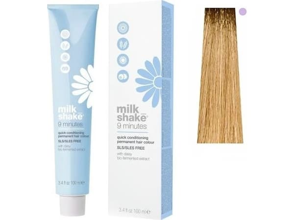 Milk Shake Milk Shake, 9 Minutes, Permanent Hair Dye, 8.0 Light Blond, 100 ml For Women