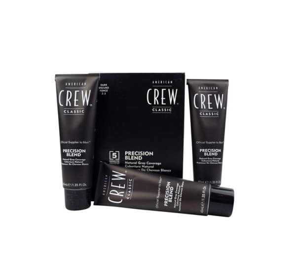 American Crew Precision Blend Natural Gray Coverage Dark 3 x 40 ml