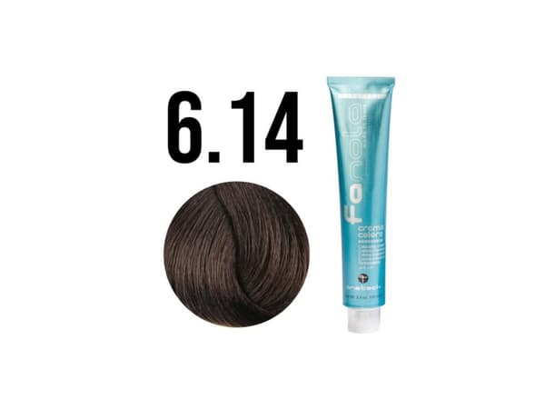 Vopsea permanenta Fanola Crema Colore 6 14 Hasselnøtt 100ml