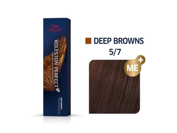 Wella Koleston Perfect ME+ Deep Browns, Brun, 5/7, Unisex, 60 ml, Alla hår, Shine
