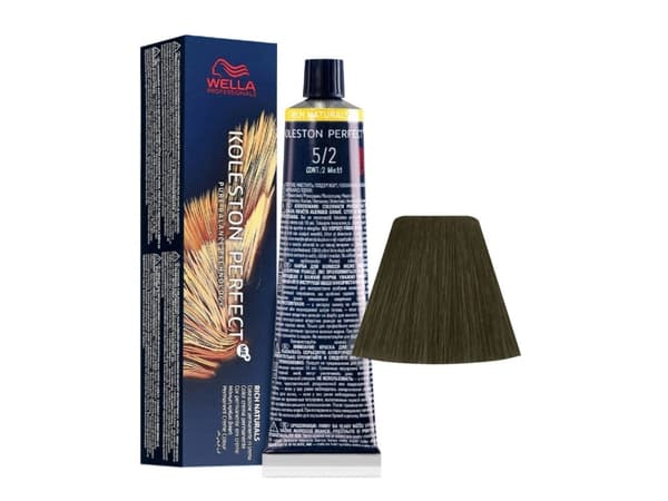 Wella Professionals, Koleston Perfect Me+, Permanent Hair Dye, 5/2 Matte Light Chestnut, 60 ml