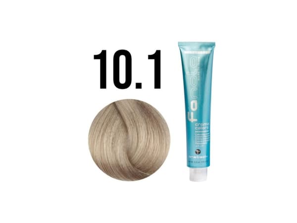 Vopsea permanenta Fanola Crema Colore 10.1 Blond platinaaske, 100 ml