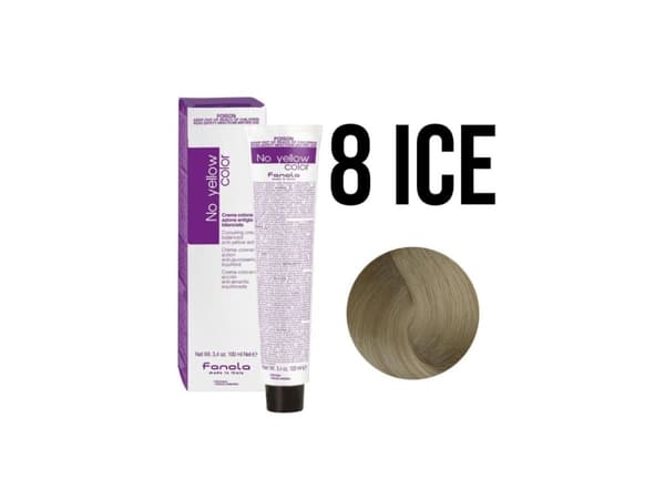 Fanola No Yellow Color Colouring Cream 8 Ice 100 ml