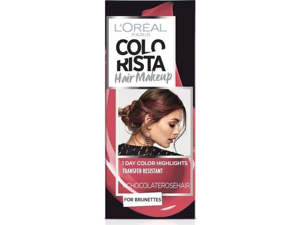 L’Oreal Paris L'Oreal Paris, Colorista Hair Makeup, Semi-Permanent Hair Dye, #CHOCOLATEROSEHAIR, 30 ml For Women
