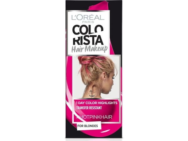 L’Oreal Paris L'Oreal Paris, Colorista Hair Makeup, Semi-Permanent Hair Dye, #HOTPINKHAIR, 30 ml For Women