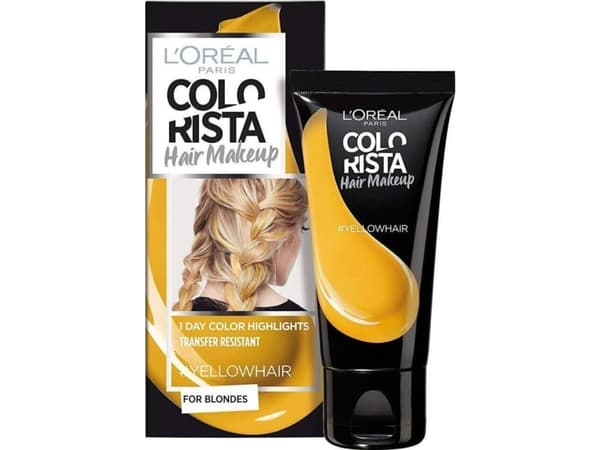 L’Oreal Paris L'Oreal Paris, Colorista Hair Makeup, Semi-Permanent Hair Dye, #YELLOWHAIR, 30 ml For Women