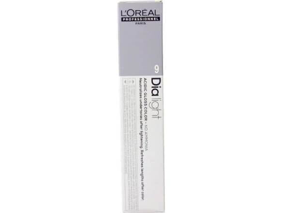 Semi-permanent fargestoff uten ammoniakk L`Oreal Professionnel DiaLight 9, Very Light Blond, 50ml