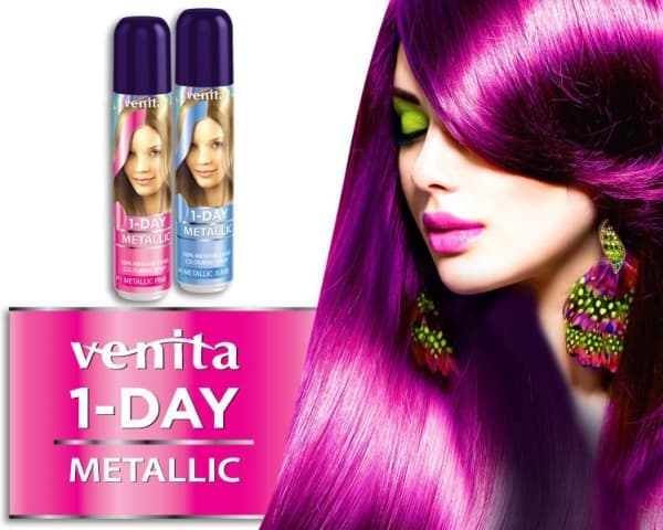 VENITA_1-Day Color hair coloring spray Sea Wave 50ml