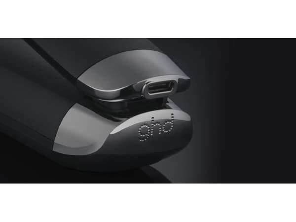 GHD Unplugged, Plattång, Varm, Svart, Litium-Ion (Li-Ion), 300 g, 1 styck