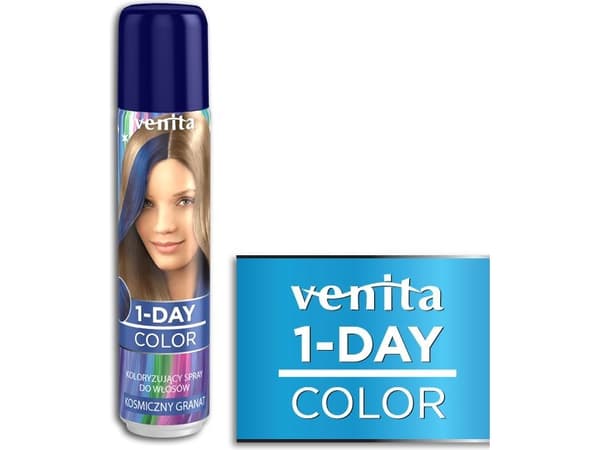 VENITA_1-Day Color hair coloring spray Cosmic Pomegranate 50ml