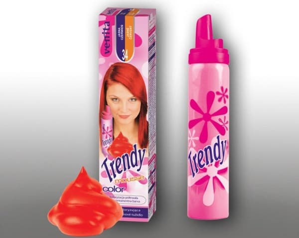 VENITA_Trendy Color Mousse hair color mousse 34 Bright Red 75ml
