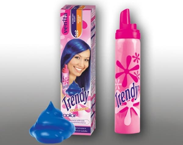 VENITA_Trendy Color Mousse hair color mousse 39 Cosmic Blue 75ml
