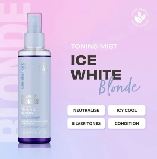 Lee Stafford Lee Stafford Bleach Blondes Ice White Tone Correcting Conditioning Spray
