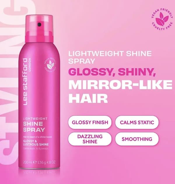 Lee Stafford Lee Stafford Styling Lightweight Shine Spray 200ml