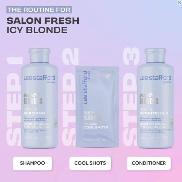 Lee Stafford Bleach Blondes Ice White Cool Shots
