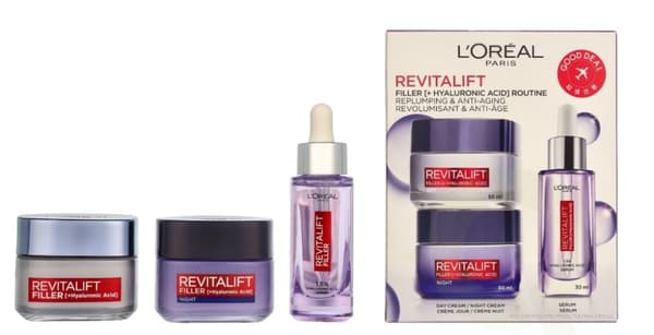 L'Oreal Revitalift Filler Renew Routine Set 130 ml Day Cream 50ml/Night Cream 50ml/Serum 30ml