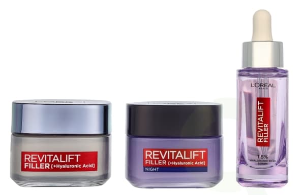 L'Oreal Revitalift Filler Renew Routine Set 130 ml Day Cream 50ml/Night Cream 50ml/Serum 30ml