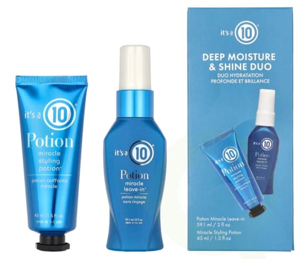 It's a 10 Potion Deep Moisture & Shine Duo Set 104.1 ml Leave-in 59,1ml/Styling Potion 45ml