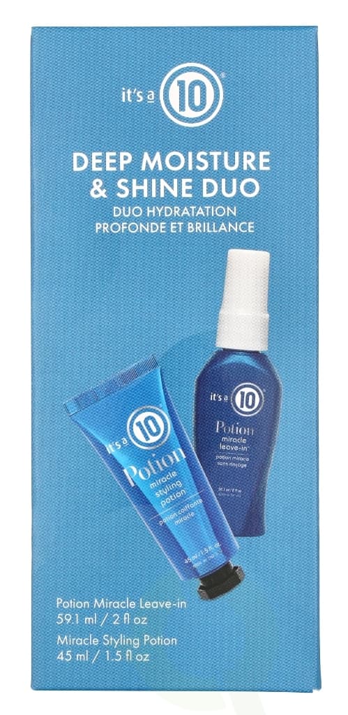 It's a 10 Potion Deep Moisture & Shine Duo Set 104.1 ml Leave-in 59,1ml/Styling Potion 45ml