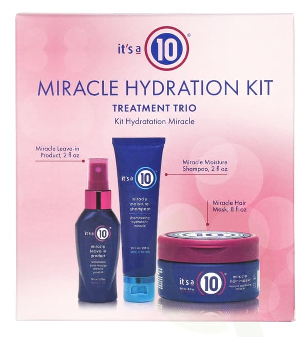 It's a 10 Miracle Hydration Set 358.2 ml Shampoo 59,1ml/Mask 240ml/Leave-in 59,1ml