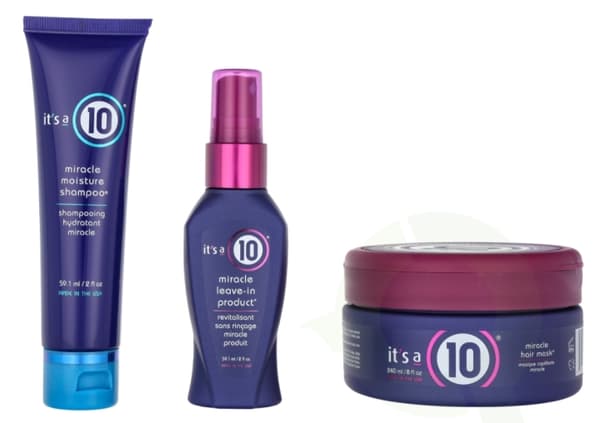 It's a 10 Miracle Hydration Set 358.2 ml Shampoo 59,1ml/Mask 240ml/Leave-in 59,1ml