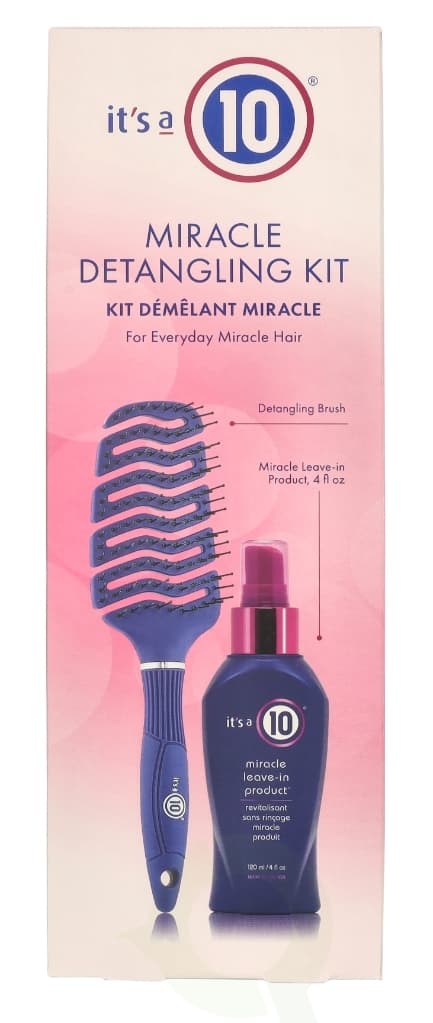 It's a 10 Detangling Set 120 ml Leave-in 120ml/Detangle Brush