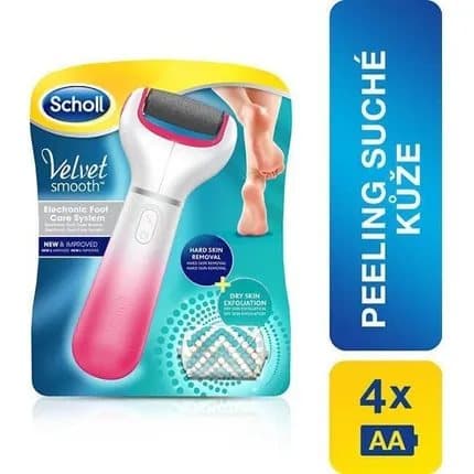 Electric foot file Velvet Smooth and extra rough rotating head with diamond crystals