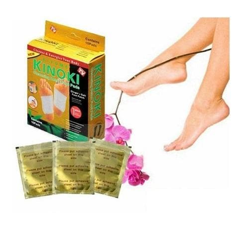 Kinoki Gold Detox Foot Pads - Fotplåster (10-Pack)