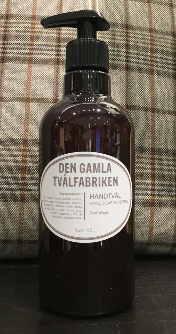 Sæbe med pumpe Oud Wood 500 ml