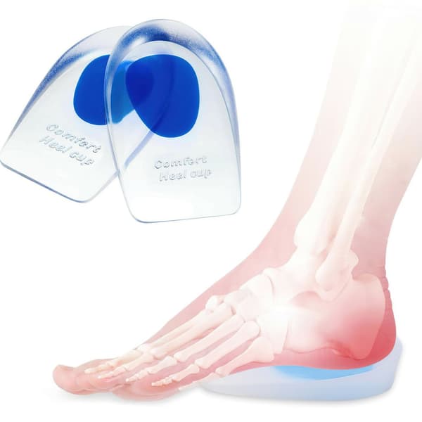 Heel Support Shoe Pads Gel Silicone Orthotic Plantar Care