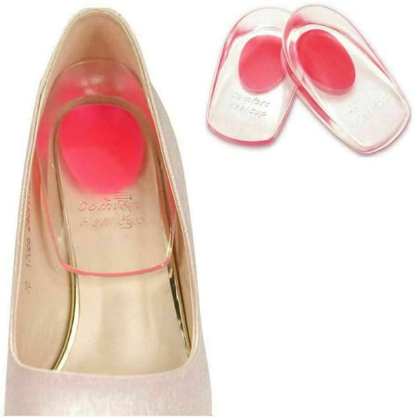 Heel Support Shoe Pads Gel Silicone Orthotic Plantar Care