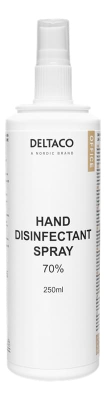 DELTACO Hand disinfectant liquid, 250 ml