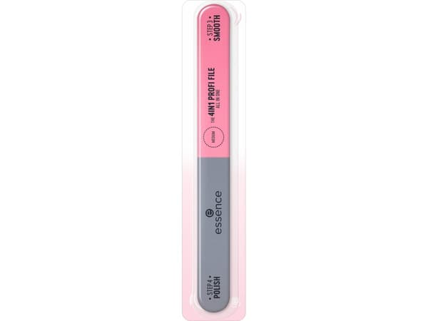 Essence Essence THE 4IN1 PROFI FILE, Nail file, Grey, Pink, Blister, 1 pc(s)