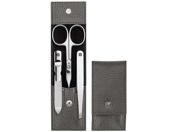Zwilling travel - antracit läderväska, 3 artiklar