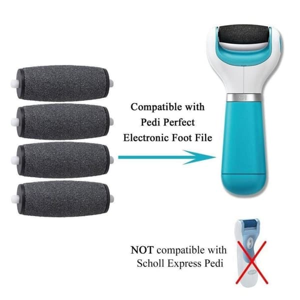 9 Pcs Rullhuvuden ersättning för Scholl Velvet Smooth