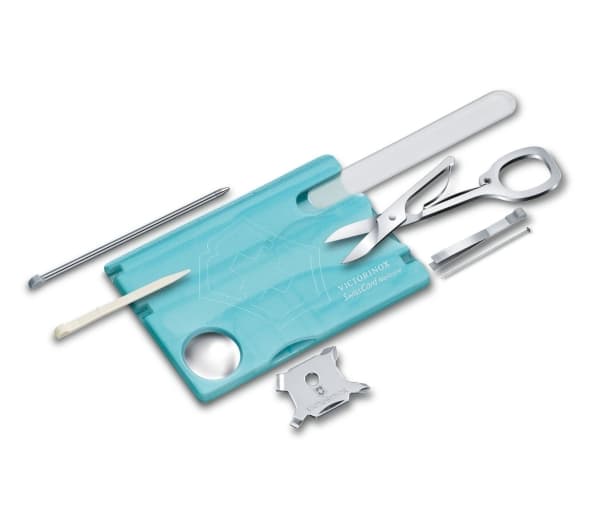 Victorinox V-0.72 40.T21 lommeverktøy Swisscard Nailcare, lyseblå